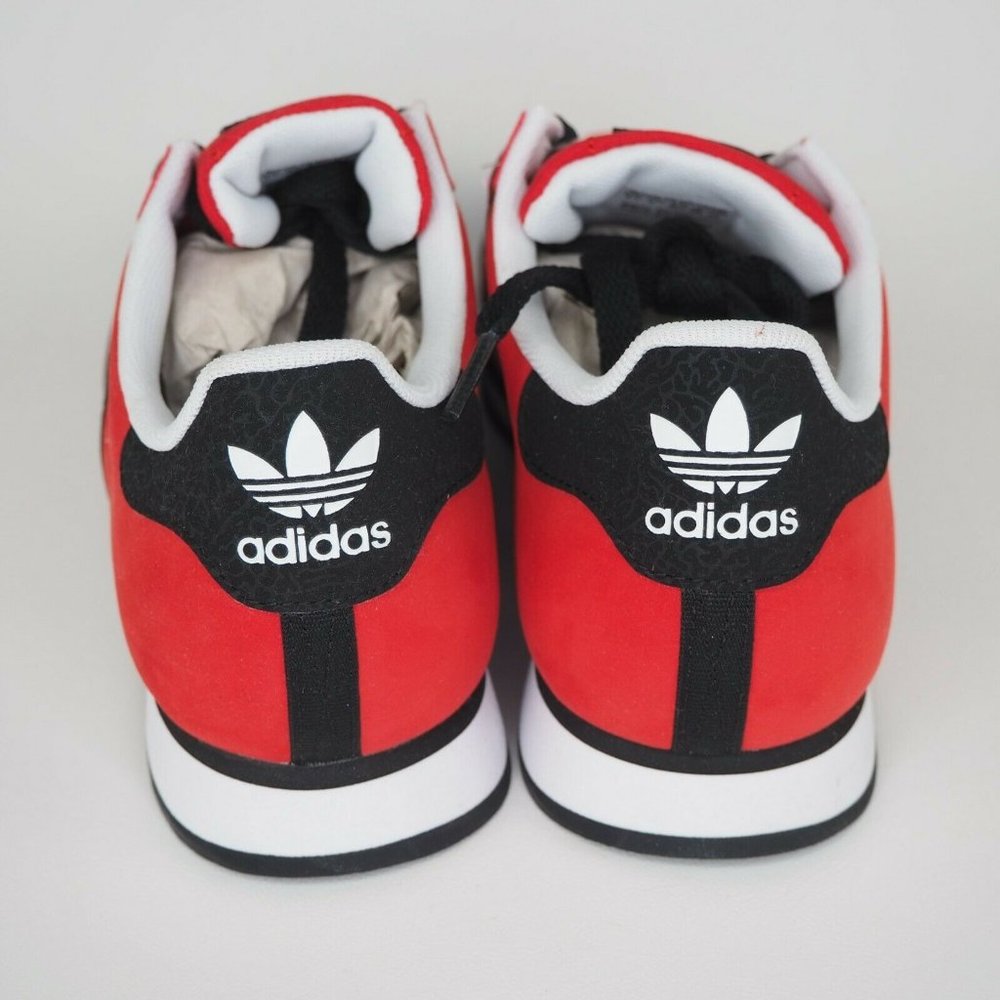 Adidas Samoa J Boys Shoes Red Sneakers Originals Leather C75421 Vintage - Picture 5 of 12